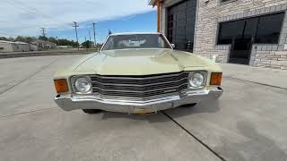 454-Powered 1972 Chevrolet Chevelle Malibu Sport Coupe Exterior Walk Around