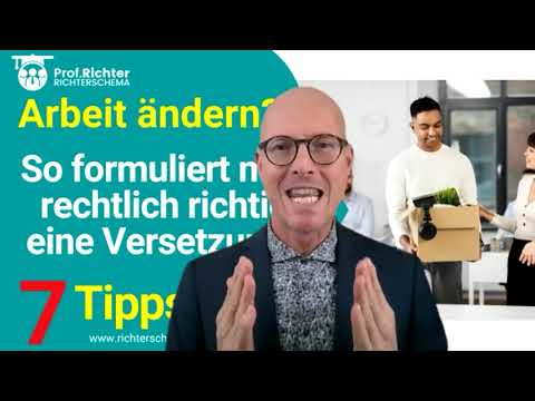 AR 4 2 5 Versetzung ⭐Was ist eine Versetzung? Wie formuliert man sie? Wo steht sie im Gesetz?