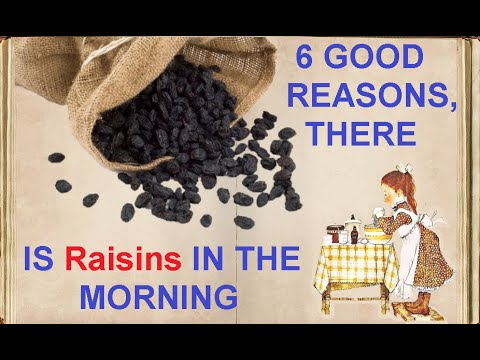 6 GOOD REASONS, THERE IS Raisins IN THE MORNING / Book of recipes / Bon Appetit