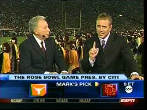ESPN Gameday Picks, 2006 Rose Bowl - Corso picks Texas