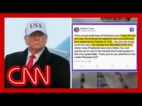 什麼是《叛亂法》?揭開川普的威脅內幕! (What is the Insurrection Act? Inside Trump's threat)