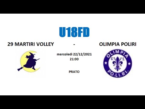 U18FD - 29 MARTIRI VOLLEY vs OLIMPIA POLIRI