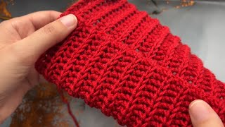💥🤩 Crochet Mastery: Creating Stunning Ribbing with a Hook