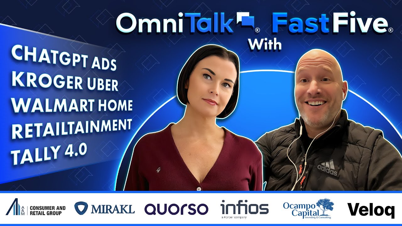 ChatGPT Goes Ad-Supported, Gap Goes Hollywood & Walmart Goes Upscale In Home | Fast Five
