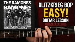 Blitzkrieg Bop - The Ramones - EASY Guitar Lesson
