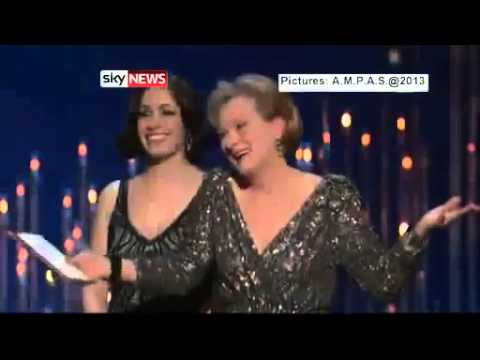 [Oscar Ceremony 2013] - Daniel Day Lewis WINS Record Third Best Actor Oscar 2013