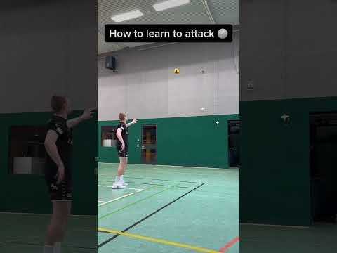 How to learn a volleyball attack step by step 🏐💪 #volleyball