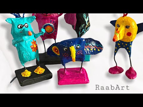 Part 1 Pappmaché Figuren