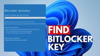 How to Find BitLocker Recovery Key on Windows 10/11