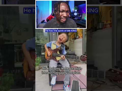 He plays like BB King!!