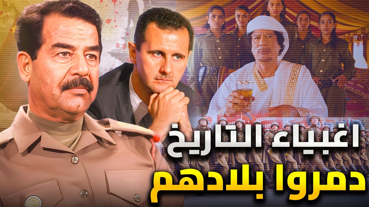 حكام ورؤساء دمروا بلادهم بأيديهم !