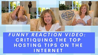 Funny Reaction: Southern hostess reacts to the top hosting tips on the internet