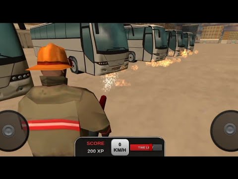 Firefighter Simulator 3D | City 2 (Burning Buses) - Seagrave