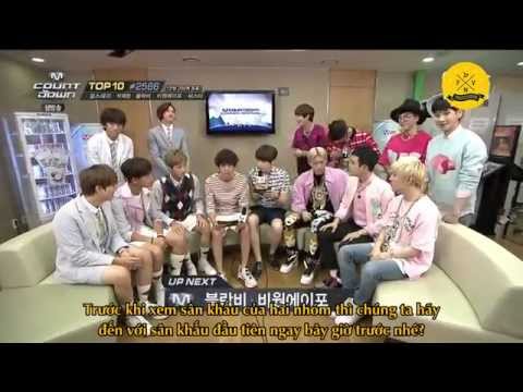 [7BVN] [VIETSUB] 140731 M!Countdown Block B & B1A4 Interview
