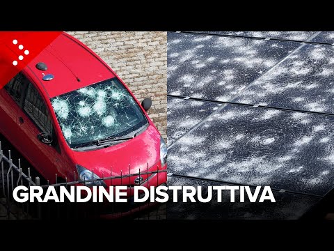 Maltempo, grandinata distruttiva a sud di Ivrea: danni ingenti a Pavone Canavese