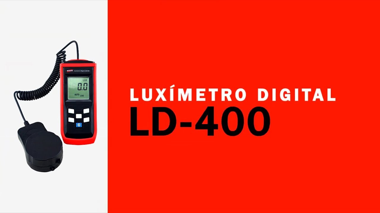 Conheça o Luxímetro Digital LD-400 da Instrutherm e como utilizar