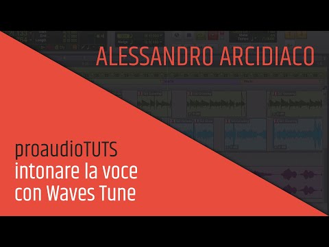 Intonare la voce con WavesTune