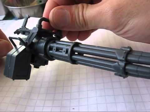 Gatling gun kotobukiya running test