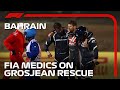 FIA Medical Car Team Describe Grosjean Rescue | 2020 Bahrain Grand Prix