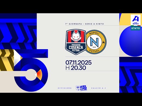 Pirossigeno Cosenza-Napoli Futsal 4-4 | 7ª giornata | Serie A KINTO 2025/2026