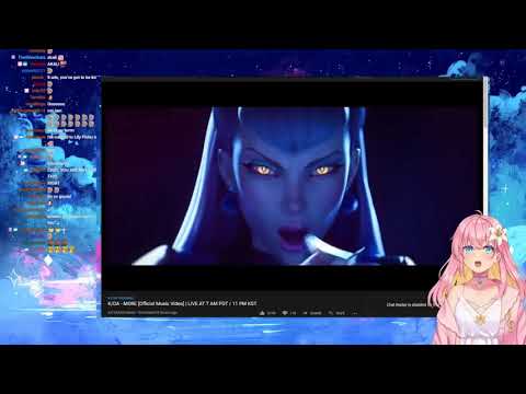 LilyPichu reacts to K/DA and  You really got me - Offlinetv | League of Legends music video