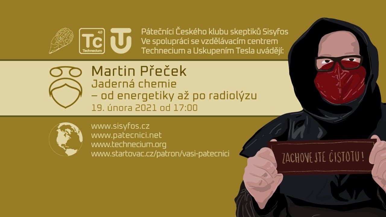Martin Přeček: Jaderná chemie - od energetiky po radiolýzu (Pátečníci Stream, 19. 2. 2021)