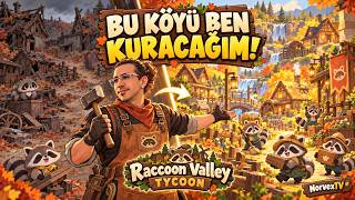 BU RAKUNLAR YÜZÜNDEN KÖYÜ YÖNETEMİYORUM! | Raccoon Valley Tycoon - #rvt