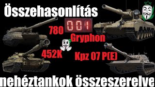 Eddigi nehéztankok összehasonlítva! (Összeszerelő esemény) World of Tanks