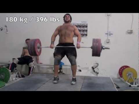 Donny Shankle training at California Strength