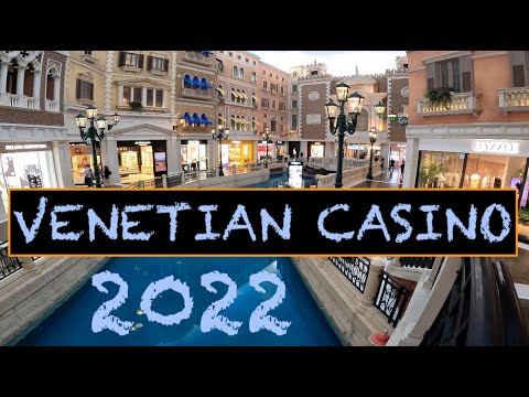 [4K] Walking Macau: Inside VENETIAN CASINO in 2022 威尼斯人娛樂場 - Cotai Strip 路氹金光大道 China - 中國澳門 Economy