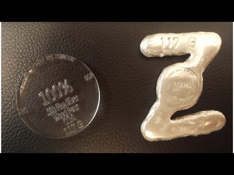 Custom Poured Silver. My first piece!