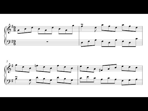 Bach: Invention 10 in G Major, BWV 781 (Urtext Edition)