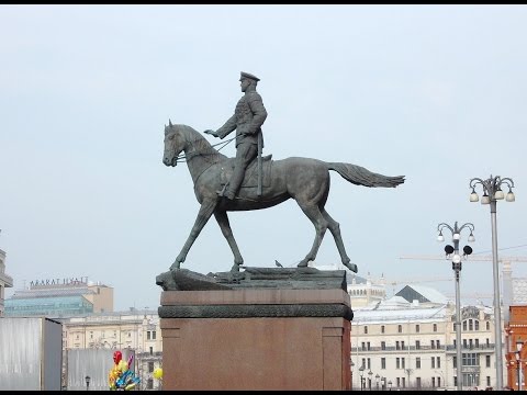 Monument to Marshal Zhukov - Moscow, Russia - Гео́ргий Жу́ков
