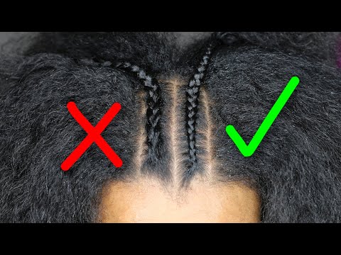 How To Make Cornrows Tight and Neat