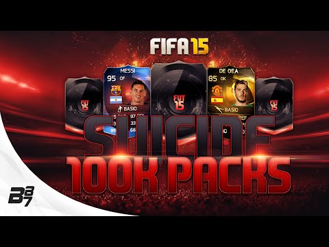 100K SUICIDE PACKS!! INSANE PLAYERS | FIFA 15 Ultimate Team