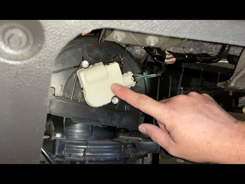 How To Diagnose and Fix Air Door Actuator on a 2008-2009 Ford Taurus / Mercury Sable