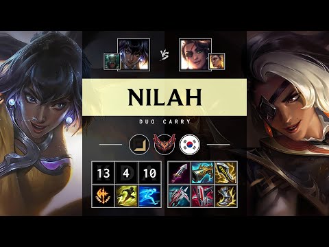 Nilah ADC vs Samira - KR Grandmaster Patch 25.S1.2