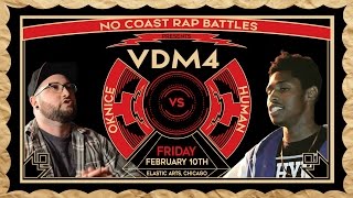 Human vs OKnice - No Coast Raps | VDM4 (Hosted by Lush One)