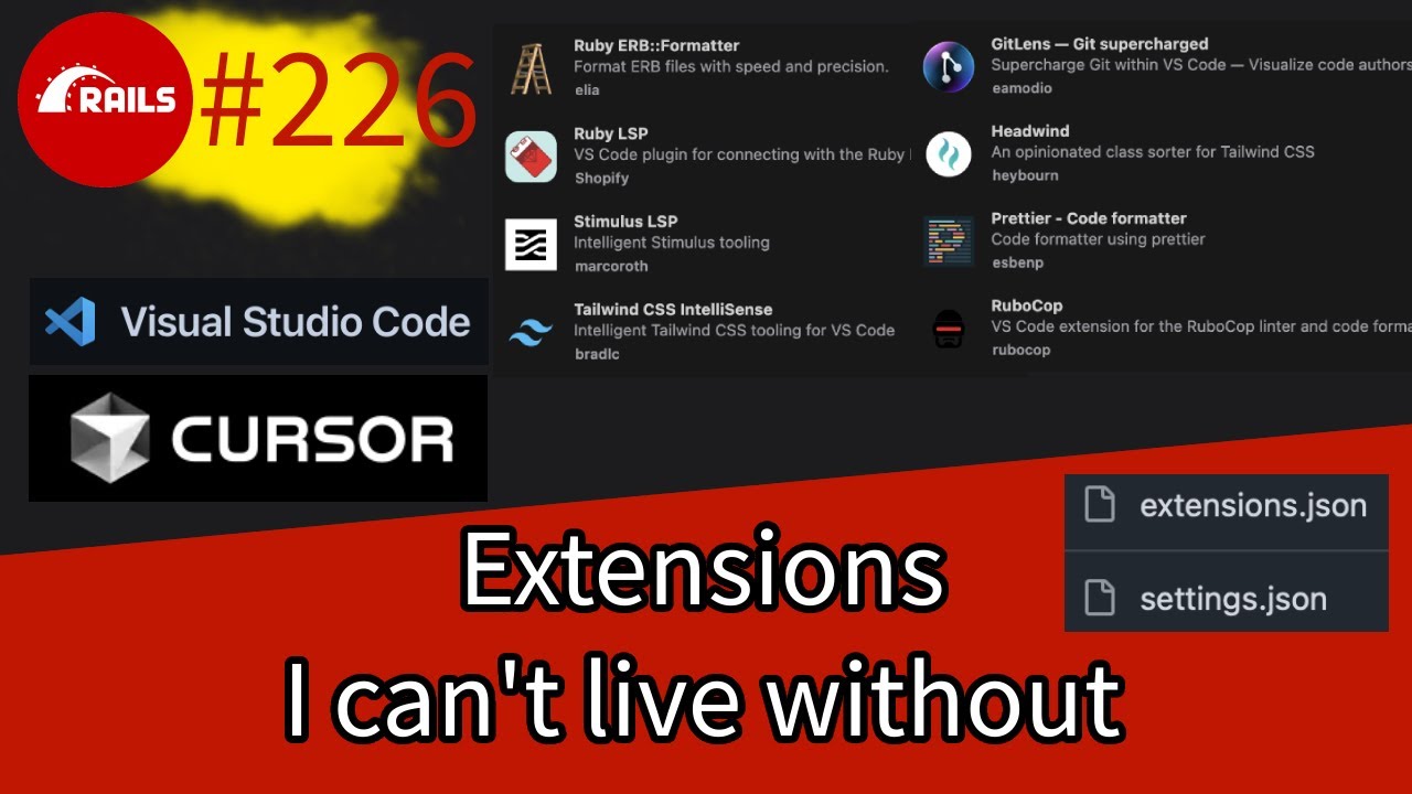 Best VS Code Extensions for Ruby on Rails Developers for 2025 #226