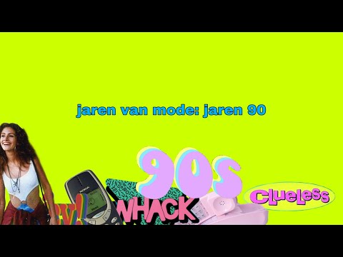 Jaren van mode: jaren 90📀💾📱🖱️