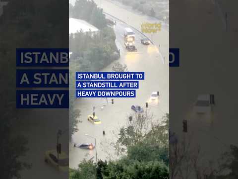 Istanbul brought to a standstill after heavy downpours