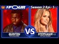 Stephanie Zelaya vs Quinton Ellis “Mi Gente” “So Sick” & RESULTS The Four Season 2