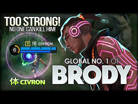 Thorn-Apart Memory Destroy Perfectly! 体 ᴄɪᴠʀᴏɴ Global No. 1 of Brody - Mobile Legends: Bang bang