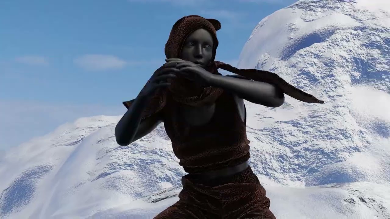 Oversize Sherpa Jacket and Hat 3D Model