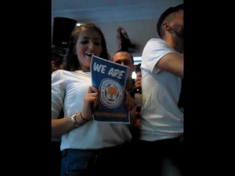 Leicester City 2016 Celebrations with Tainted Love. Who is this gorgeous woman?
