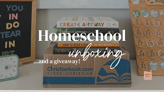 CHRISTIANBOOK UNBOXING | HOMESCHOOL CURRICULUM AND BOOKS