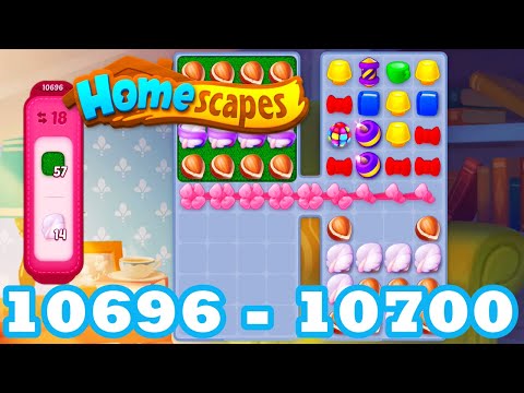 Homescapes Level 10696 - 10700 HD 3 - match puzzle Gameplay | android | IOS | 10697 | 10698 | 10699