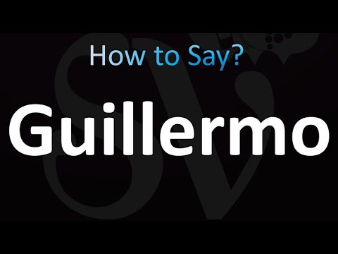 How to Pronounce Guillermo (correctly!)