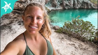 Rented a car on Long Island to see the Deans Blue Hole!