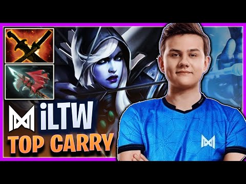 Nigma.iLTW - Drow Ranger Gameplay W/ Dendi [QOP] Dota 2 7.29c